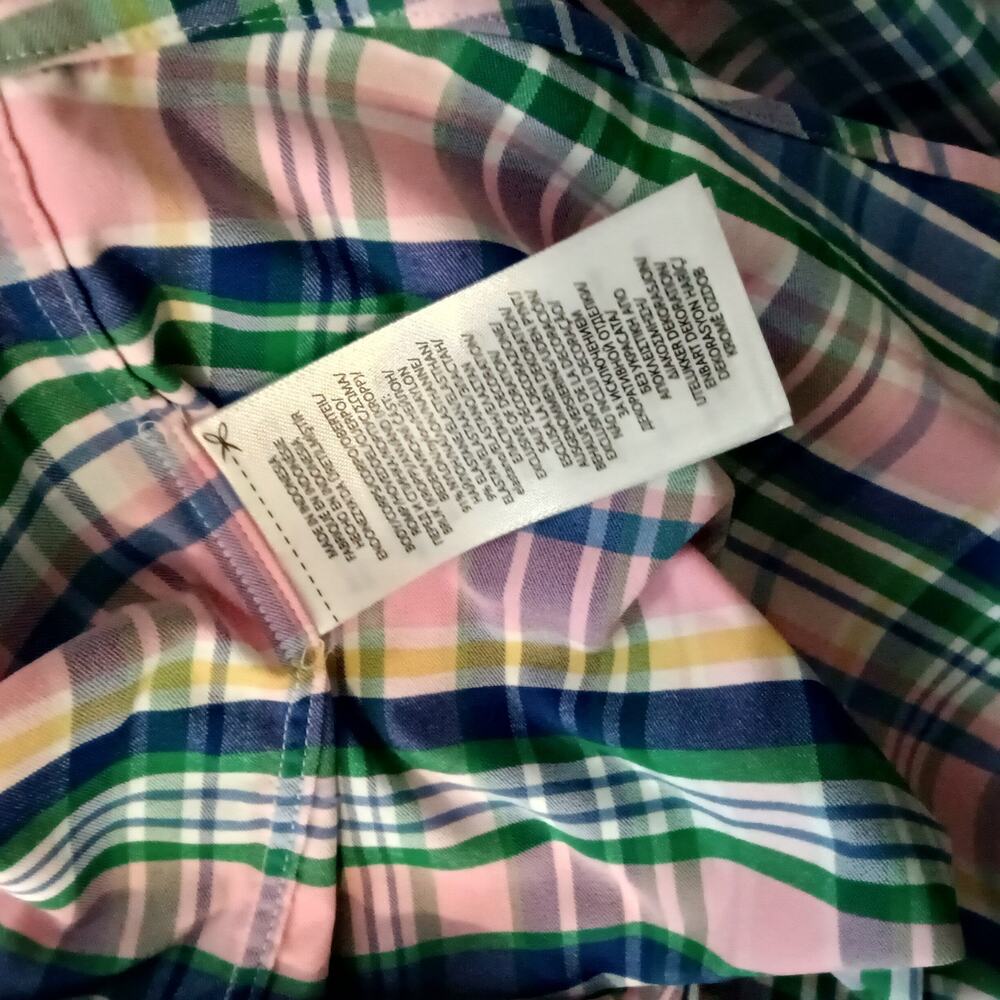 Polo Ralph Lauren Men's Performance Short Sleeve Button Down Plaid Check 4XLT - Picture 6 of 6